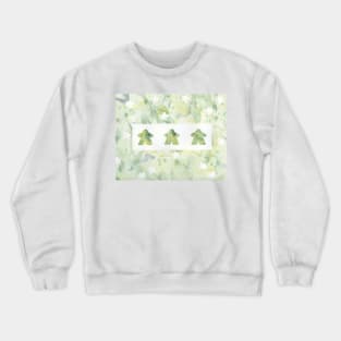 Green and Yellow Meeple Trio Crewneck Sweatshirt